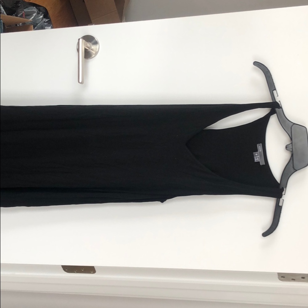 Vince black vneck maxi dress